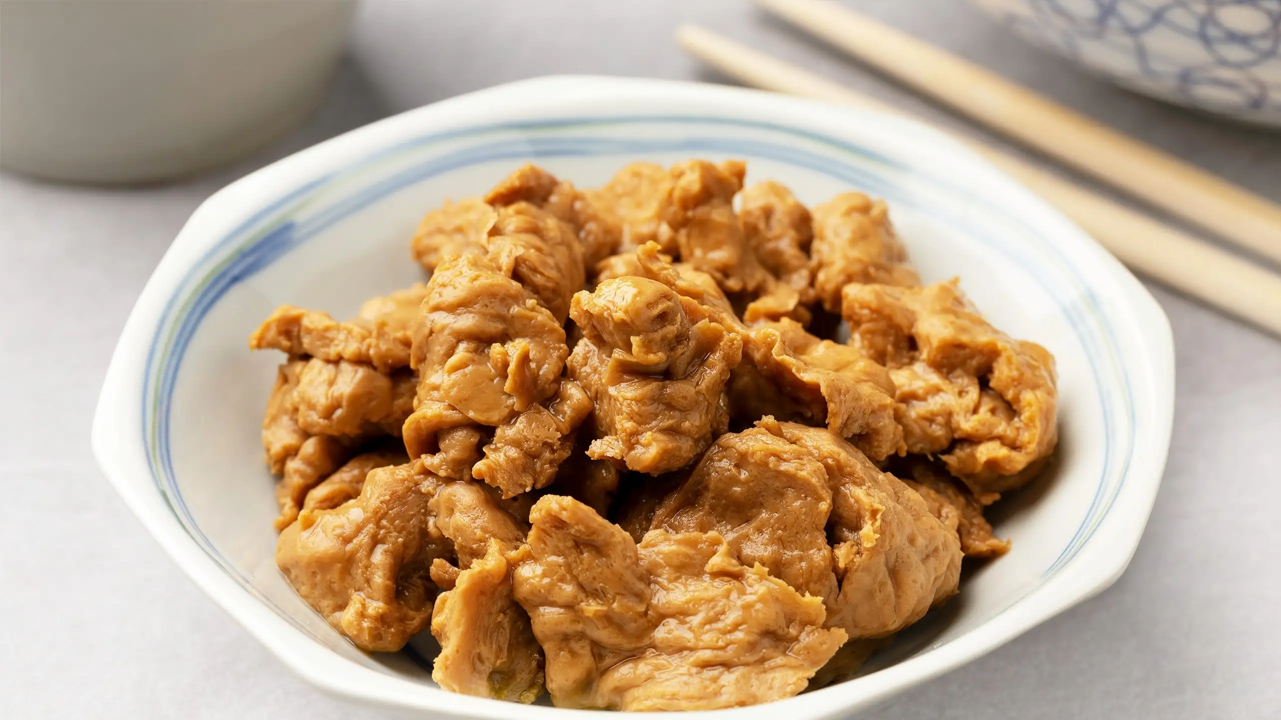 A plate of seitan