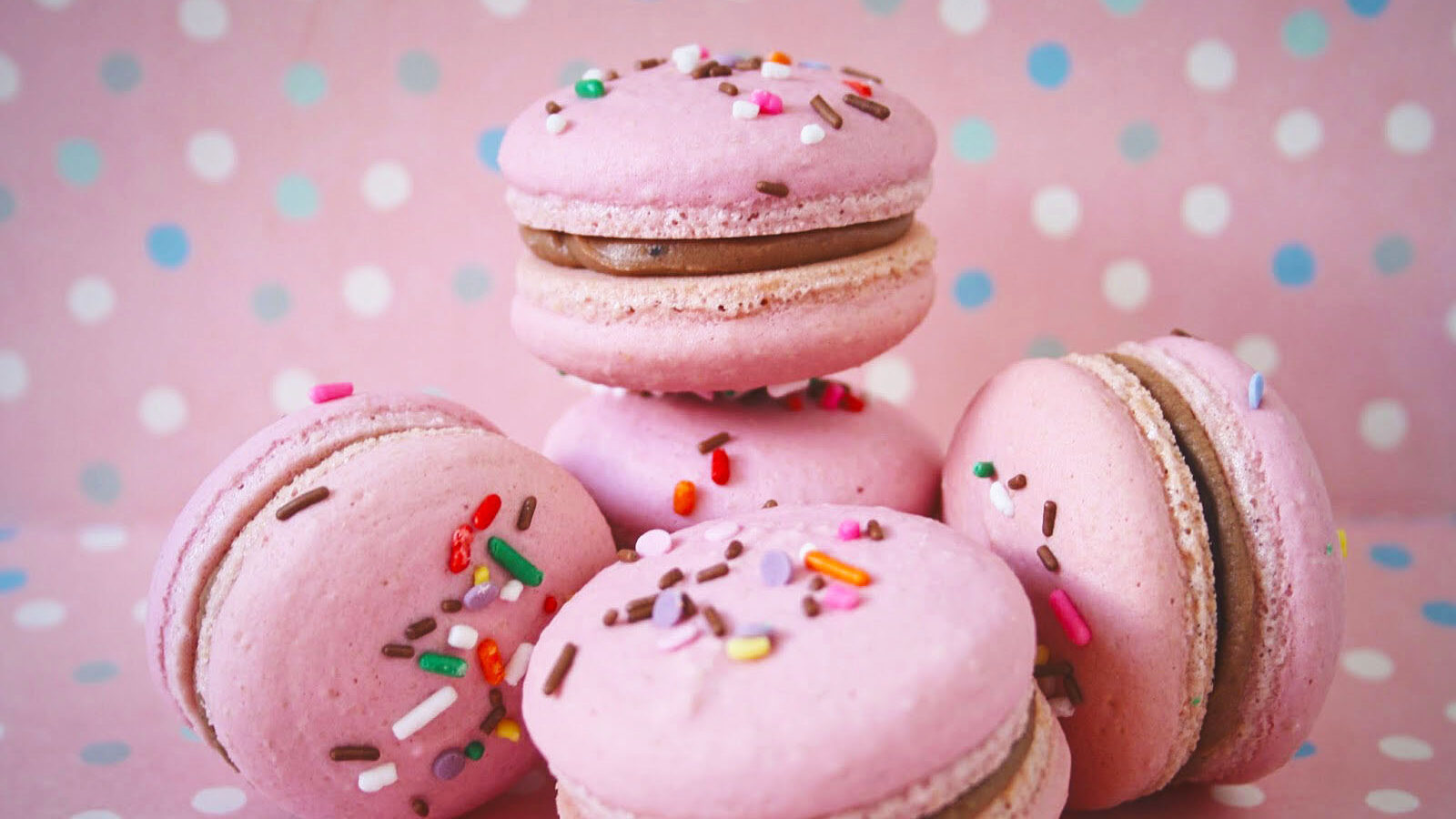 Birthday Cake Brownie Batter Macarons