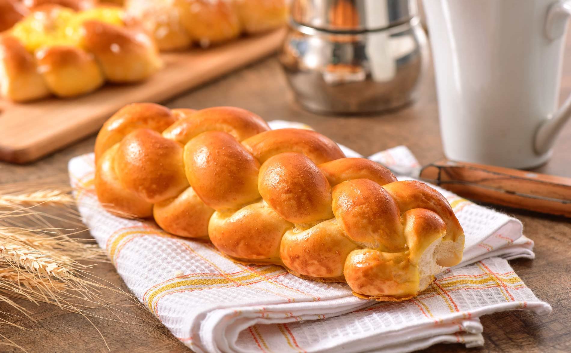 homemade vegan sweet challah