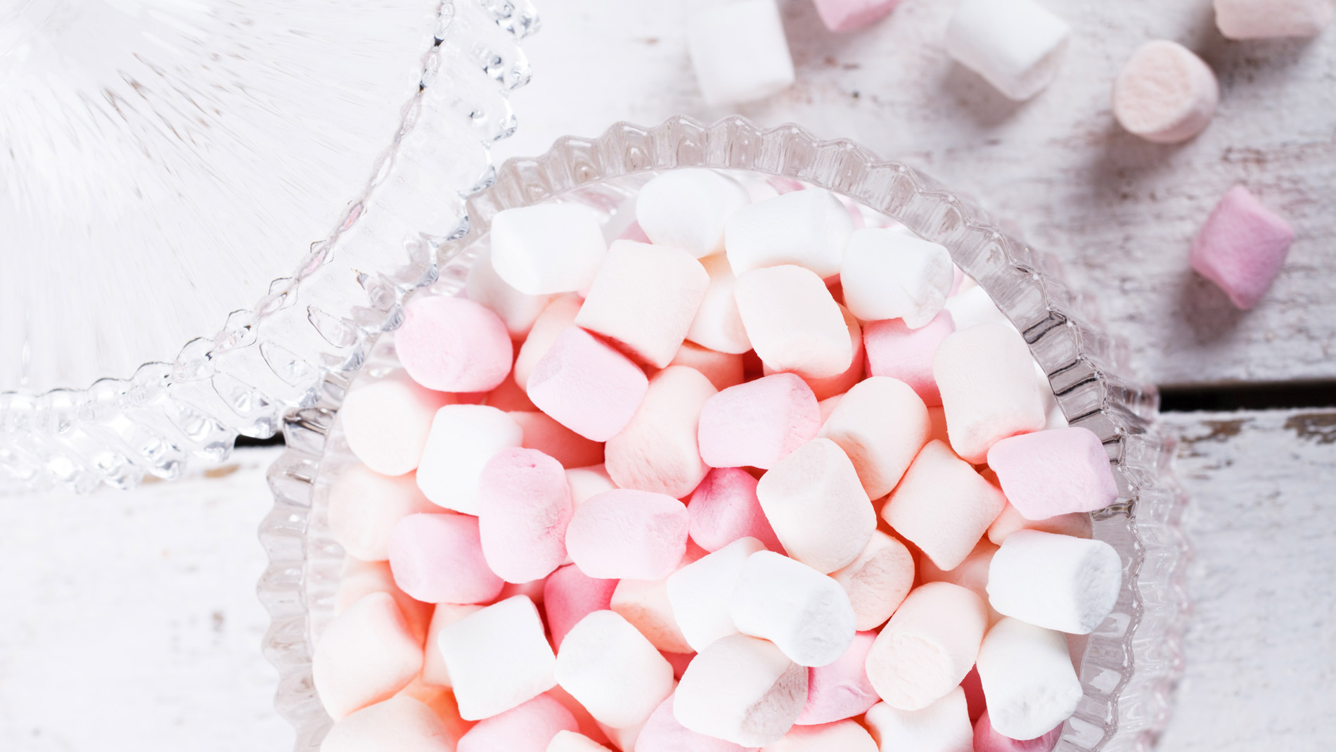 a bowl of colorful marshmallows