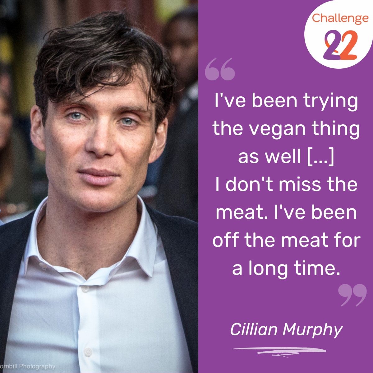 a photo and a quote by Cillian Murphy